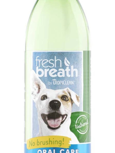 TropiClean Fresh Breath Oral Care Water Additive Plus Digestive Support for Dogs 1ea/16 fl oz
