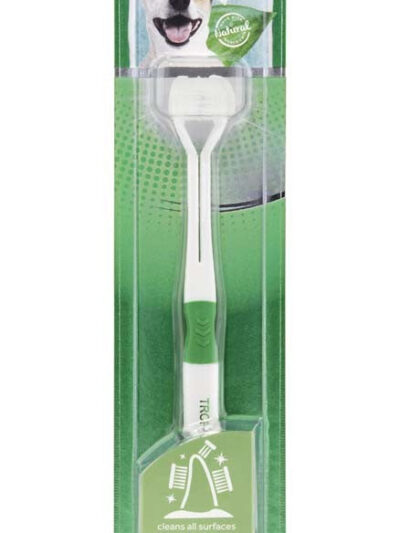 TropiClean Fresh Breath Triple Flex Toothbrush for Dogs 1ea/SM