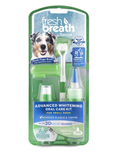 TropiClean Fresh Breath Advanced Whitening Oral Care Kit For Dogs 1ea/SM
