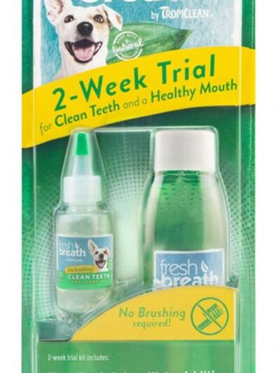 TropiClean Fresh Breath Dental Trial Kit Counter Display 1ea