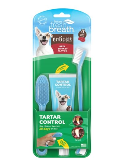 Fresh Breath By Tropiclean Dog Enticers Kit Brisket 2oz.