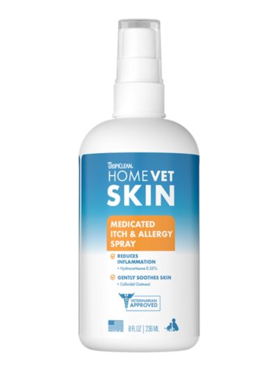 Tropiclean Homevet Dog & Cat Itch And Allergy Spray 8oz.