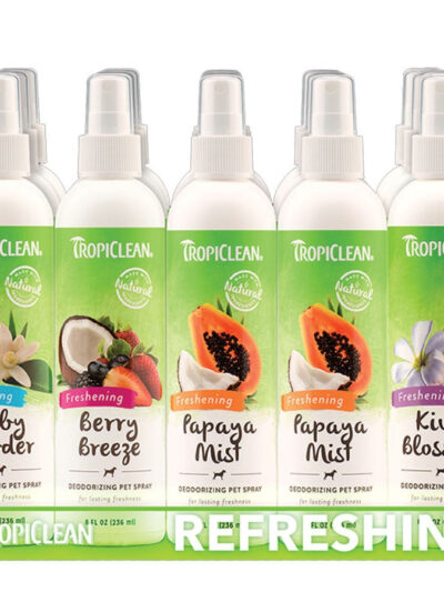 TropiClean Deodorizing Pet Spray Display for Dogs 1ea/15 Pieces