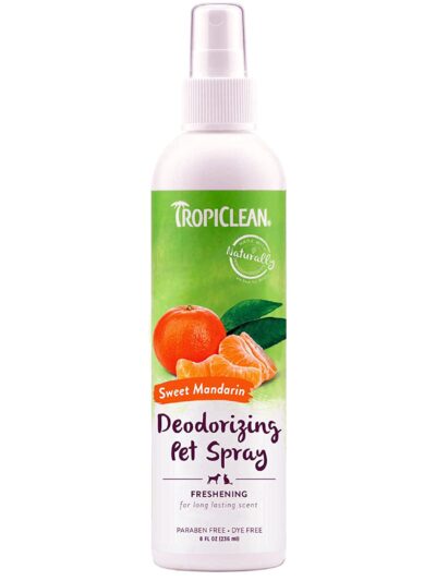 Tropiclean Dog Deodorizing Spray Mandandrin 8 oz.