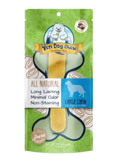 Yeti Dog 3.5oz. Coconut Large Chew Yak Milk/Cow Milk