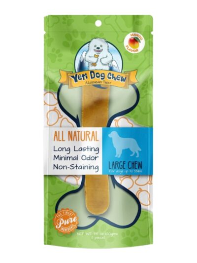 Yeti Dog 3.5oz. Mango Large Chew Yak Milk/Cow Milk