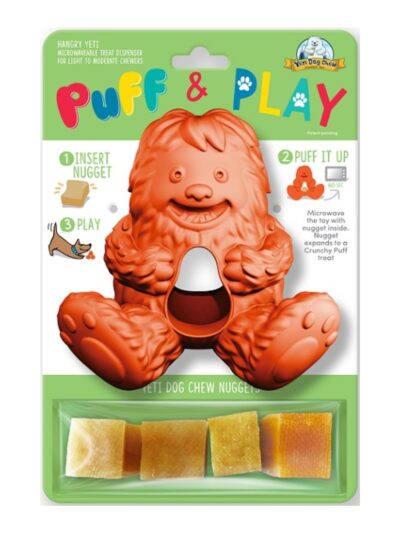 Yeti Puff & Play Hangry Yeti Dog Orange