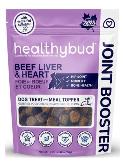 Healthy Bud Dog 4.6oz. Joint Bistro Beef Liver & Heart Functional Treat