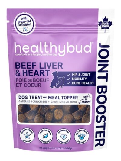 Healthy Bud Dog 14.1oz. Joint Bistro Beef Liver & Heart Functional Treat