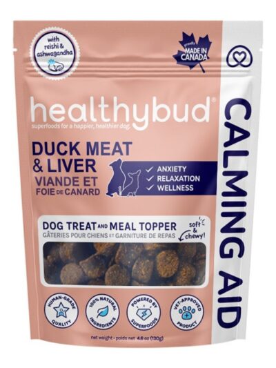 Healthy Bud Dog 4.6oz. Calming Aid Duck & Liver Functional Treat