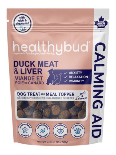 Healthy Bud Dog 14.1oz. Calming Aid Duck & Liver Functional Treat