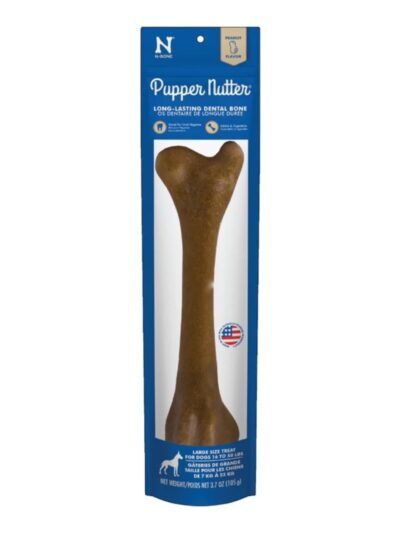 N-Bone Pupper Nutter Dental Chew Bone Peanut 1ea/LG, Single