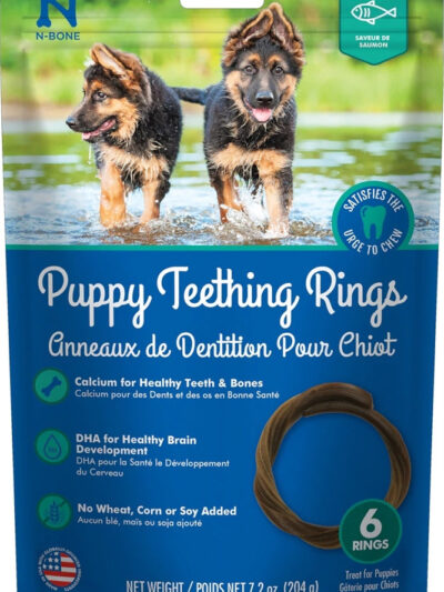 Nbone Dog Teething Ring Salmon 6 Pack