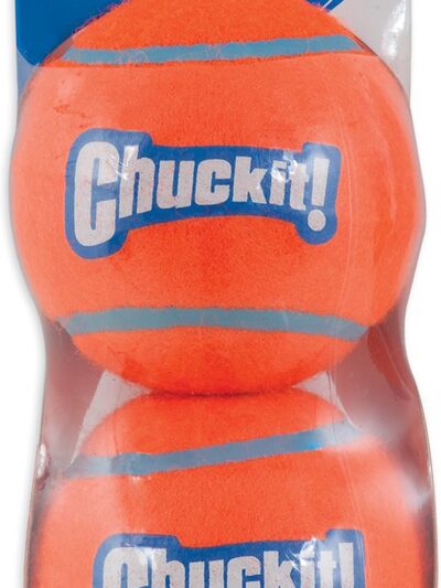 Chuckit Dog Tennis Ball Extra Lrge 2 Pack Shrink Wrapped
