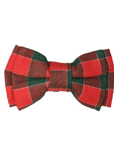Fashion Pet Bow Tie Plaid Red 1ea/MD/LG