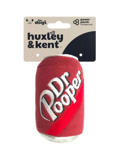 H&K Power Plush Dog Dr Pooper Small Squeak Crinkle