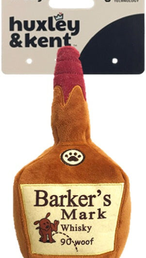 H&K Power Plush Dog Barker's Mark Small Squeak Crinkle