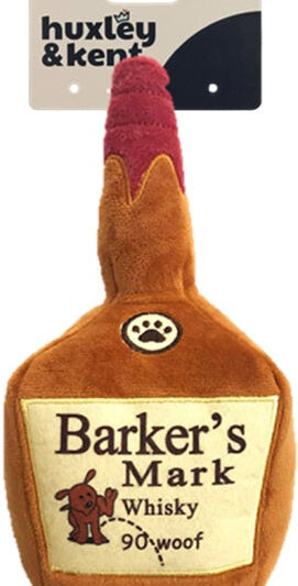 H&K Power Plush Dog Barker's Mark Large Squeak Crinkle