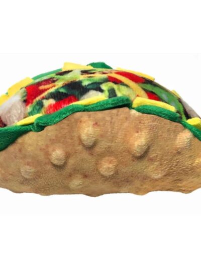 H&K Power Plush Dog Taco Tuesday Large Squeak Crinkle