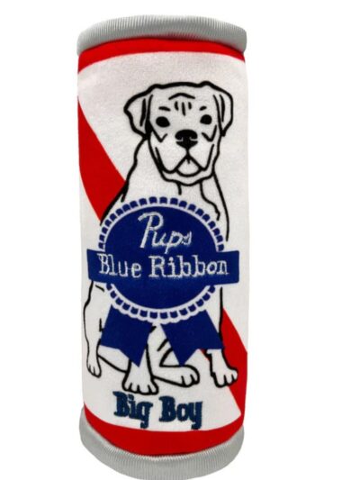 H&K Power Plush Dog Pups Blue Ribbon Large Squeak Crinkle