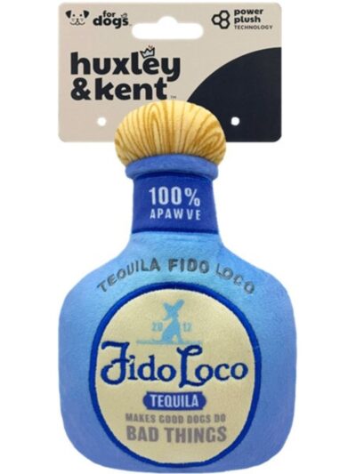 H&K Power Plush Dog Fido Loco Tequila Small Squeak Crinkle