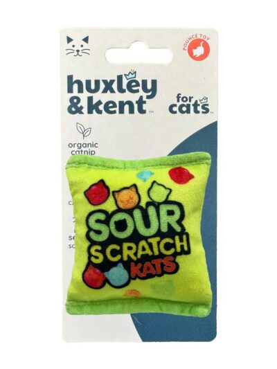 H&K C Sour Scratch Kats Organic Catnip Plush Crinkle