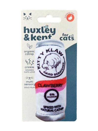 H&K C Kitty Klaw Clawberry Organic Catnip Plush Crinkle