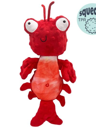 H&K Slappies D Claude Lobster Large Plush Squeak Crinkle