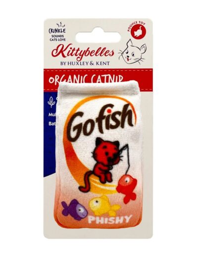 H&K C Go Fish Phishy Organic Catnip Plush Crinkle