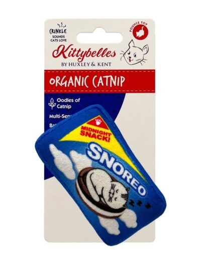 H&K C Snoreo Cookies Organic Catnip Plush Crinkle