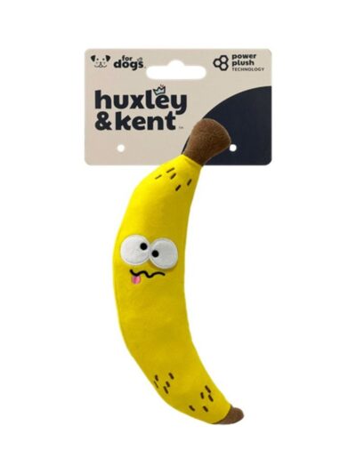 H&K Fetchies D Bruiser Banana Small Plush Squeak Crinkle