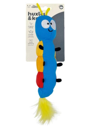 H&K C Kicker Caterpillar Organic Catnip Plush Crinkle