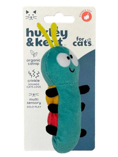 H&K C Caterpillar Organic Catnip Plush Crinkle