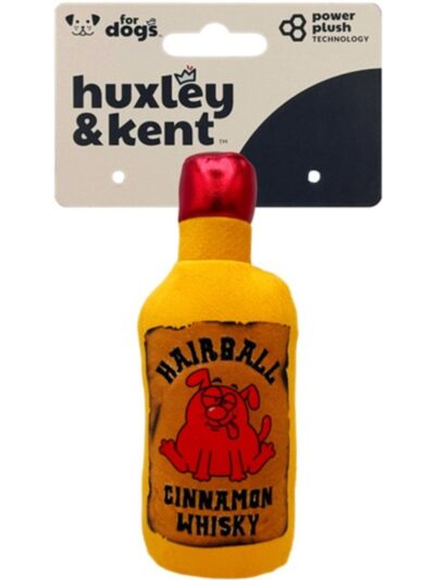 H&K Power Plush Dog Hrbl Cinnamon Whisky Small Squeak Crinkle