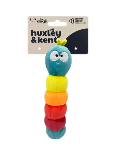 H&K Fetchies D Caterpillar Large Plush Squeak Crinkle