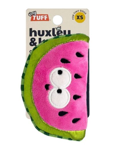 H&K Tiny Tuff D Walter Melon Plush Squeak Crinkle