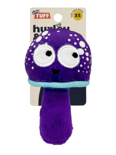 H&K Tiny Tuff D Mellow Mushroom Plush Squeak Crinkle