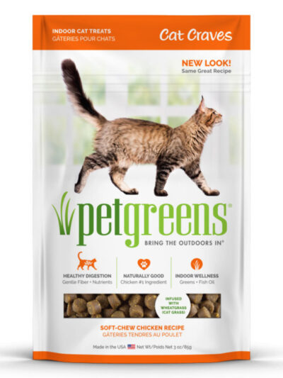 Pet Greens Cat Craves Semi-Moist Soft Cat Treats Chicken 1ea/3 oz