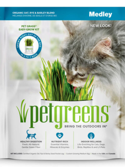 Pet Greens Medley Pet Grass Self-Grow Kit Organic Oat, Rye, & Barley Blend 1ea/3 oz