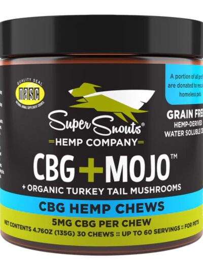 Super Snouts Dog Cat Grain Free Cbg Chew Shroom 30Ct