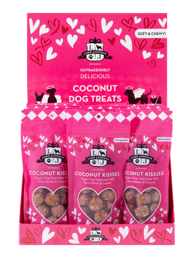 Lord Jameson Dog Coconut Kisses Pops 6oz.