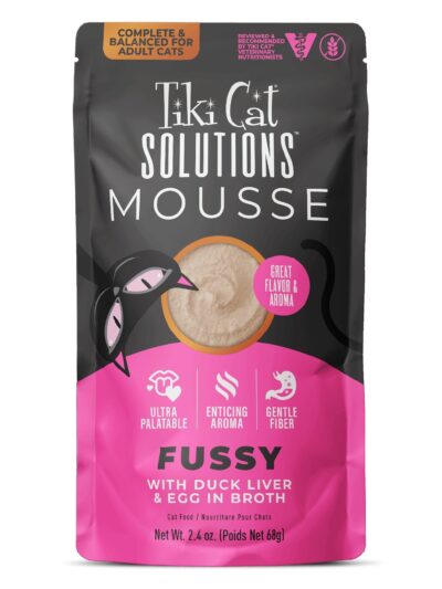 Tiki Pet Cat Solutions Mousse Fussy 2.4oz. (Case of 12)