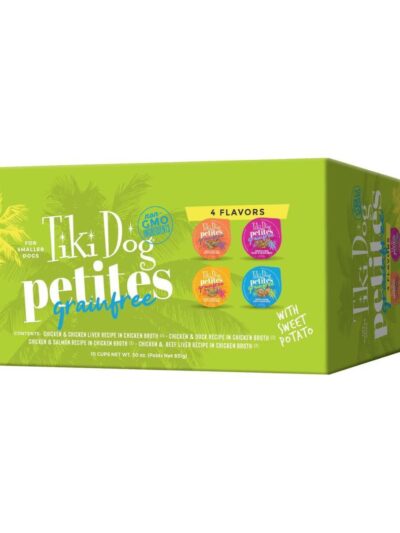 Tiki Pets Dog Aloha Petites Variety Pack 10 Count Box 3Oz (Case Of 10)