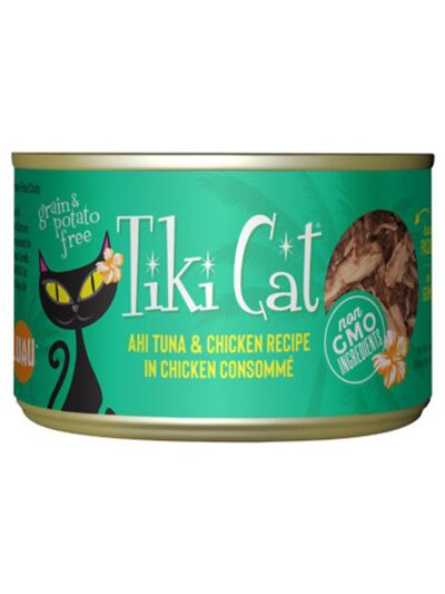 Tiki Pets Cat Hookena Luau Tuna and Chicken 6oz. (Case of 8)