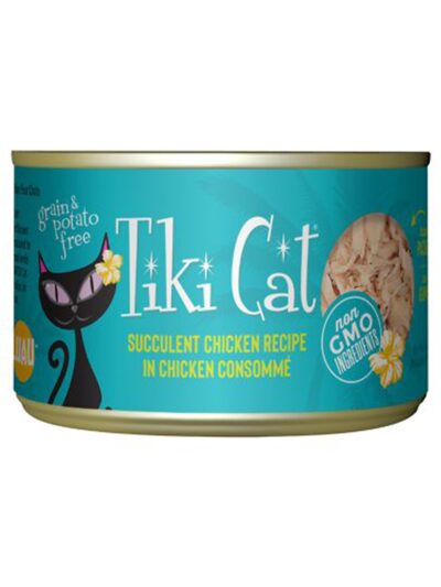 Tiki Pets Cat Puka Luau Succulent Chicken 6oz. (Case of 8)