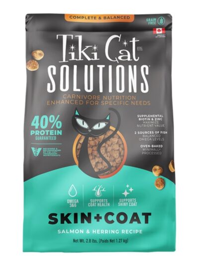 Tiki Pet Cat Solutions Skin & Coat Salmon 2.8Lb