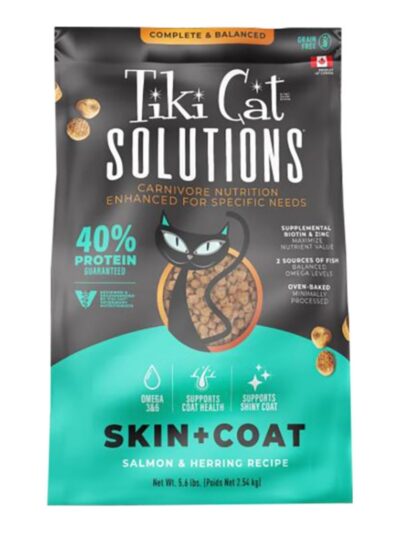 Tiki Pet Cat Solutions Skin & Coat Salmon 5.6Lb