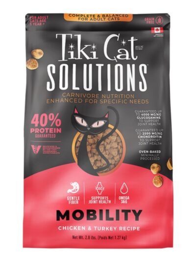 Tiki Pet Cat Solutions Mobility Chicken & Turkey 2.8Lb