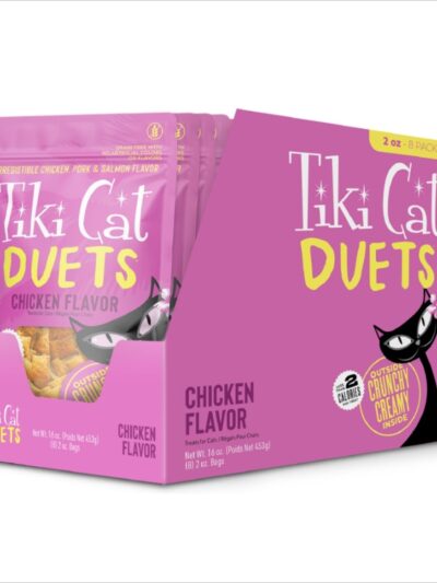 Tiki Pet Cat Duets Treats, Chicken, 2oz. 8 Pack