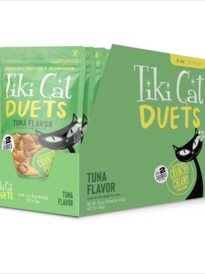 Tiki Pet Cat Duets Treats, Tuna, 2oz. 8 Pack